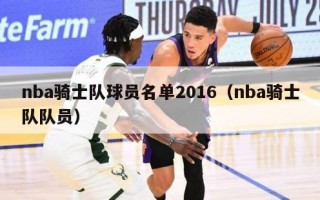 nba骑士队球员名单2016（nba骑士队队员）