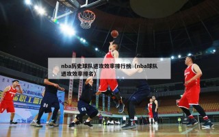 nba历史球队进攻效率排行榜（nba球队进攻效率排名）